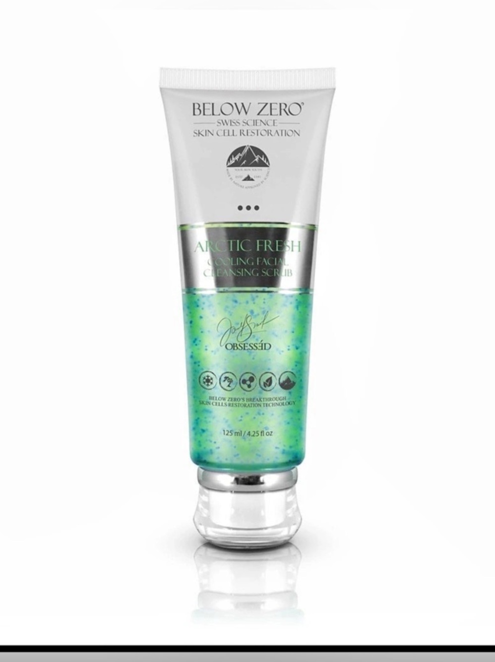 Below Zero Swiss Science Arctic Fresh Cooling Facial Cleansing Scrub